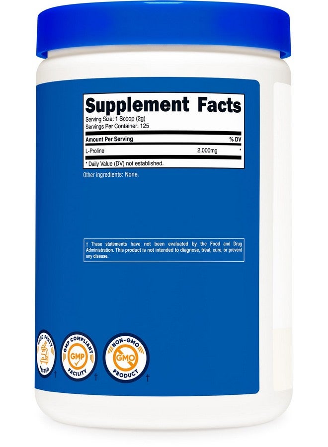 Nutricost L-Proline Powder 250 Grams - 2,000mg Per Serving, Non-GMO - Image 5