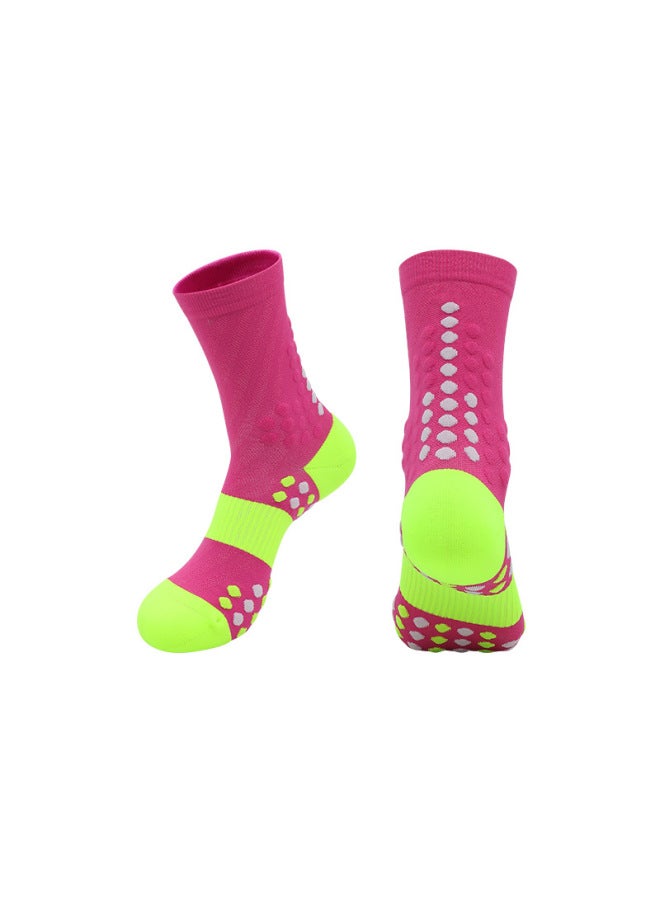 Professional Marathon Socks, Compression Running Socks,  Children's Mid-calf Socks, Sports Breathable Sweat-absorbing Cycling Socks
