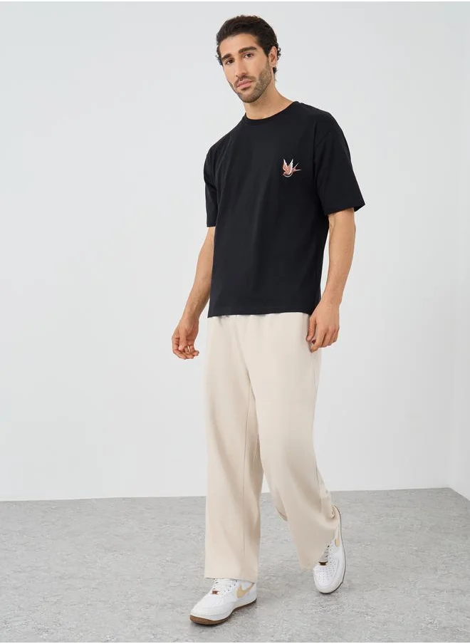 Styli Styli Minimal Chest Graphic Print Oversized T-Shirt