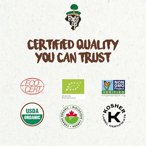 Floresta em Pé Snack The True Organic Brazil Nuts 15 oz – Raw and Unsalted – Kosher – Healthy-Rich in Vegetable Protein – Harvested in Amazon Rainforest – Fresh, Vegan and Gluten Free – Forest Up - Image 5