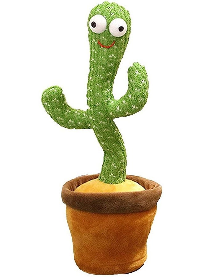 Smart Picks Dancing Cactus,Cactus Plush Toy with Led Lights and Chargeable, Wriggle Singing Recording Repeats What You Say Funny Educational Toy for Boys and Girls  - Image 1