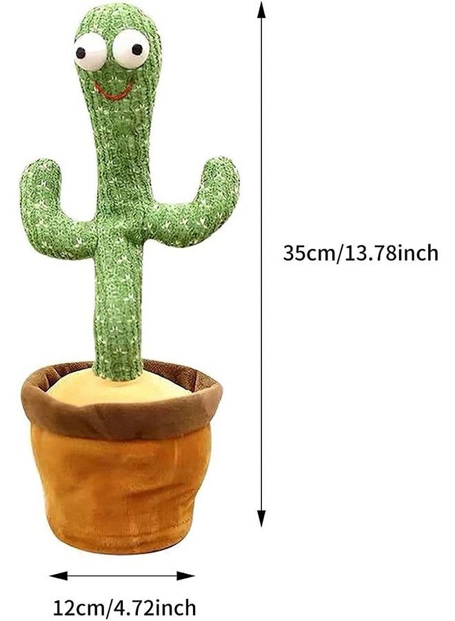 Smart Picks Dancing Cactus,Cactus Plush Toy with Led Lights and Chargeable, Wriggle Singing Recording Repeats What You Say Funny Educational Toy for Boys and Girls  - Image 2
