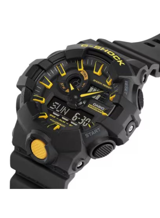 كاسيو ساعة يد تناظرية ورقمية مصنوعة من الراتنج GA-700CY-1ADR - Image 3