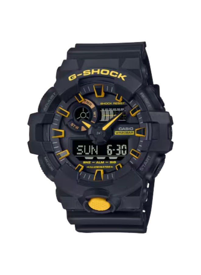 كاسيو ساعة يد تناظرية ورقمية مصنوعة من الراتنج GA-700CY-1ADR - Image 1