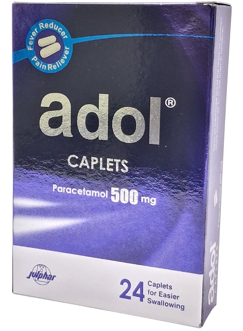 Adol 500Mg Tab 24'S (Headache, Toothache & Fever Relief)
