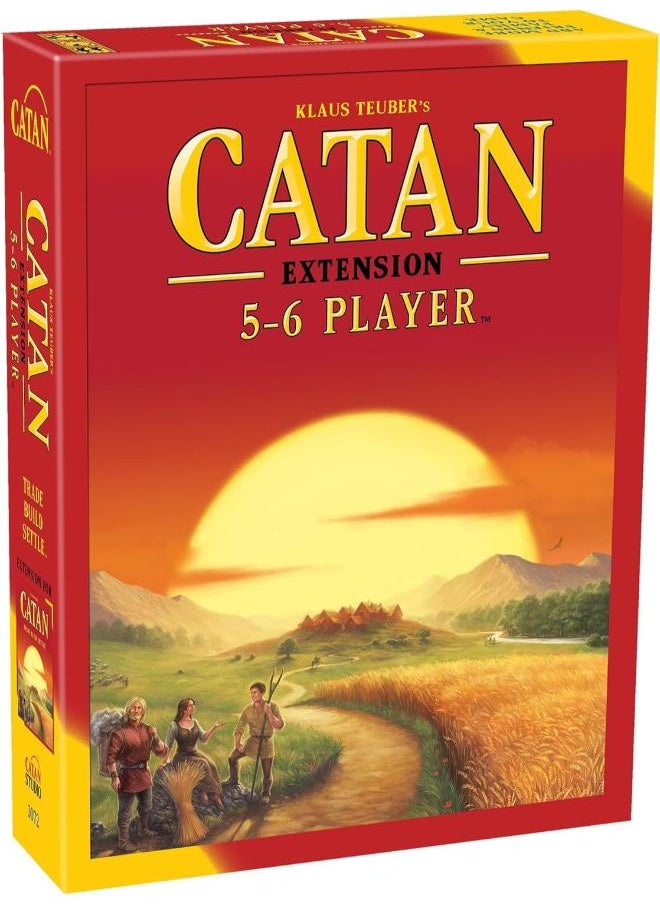 Catan Catan Board Game Extension - Allows 5 to 6 Players for The Family Adventure Game - Made by Catan Studio (CN3072) 