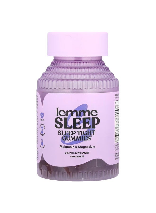 Lemme, Sleep Tight Gummies, Berry, 60 Gummies - Image 1