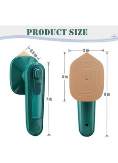 Generic Mini Steam Iron for Clothes  Handheld Garment Steamer  Fast Heat up Non Stick Ceramic Soleplate Lightweight Foldable Design Ideal for Home Travel Business Sewing Quilting and Crafting.  - Image 5