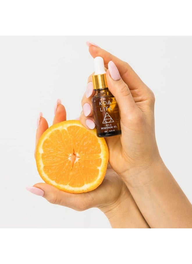 KOA LIFE Vitamin C Collection Bundle Discount Vitc Brightening Cleanser 30Ml & Vitc Brightening Oil 15Ml & Gua Sha Massage Tool Antiaging Treats Hyperpigmentation Brightens Evens Skin Tone  - Image 3