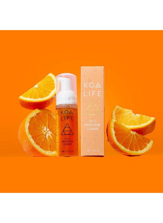 KOA LIFE Vitamin C Collection Bundle Discount Vitc Brightening Cleanser 30Ml & Vitc Brightening Oil 15Ml & Gua Sha Massage Tool Antiaging Treats Hyperpigmentation Brightens Evens Skin Tone  - Image 4