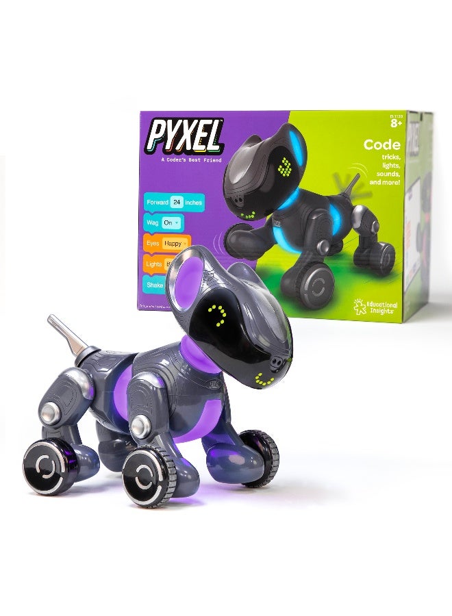 ليرننج ريسورسز موارد التعلم PYXEL: أفضل صديق للمبرمج، روبوت تفاعلي للبرمجة مع Blockly وPython، للأعمار من 8 سنوات فما فوق - Image 1
