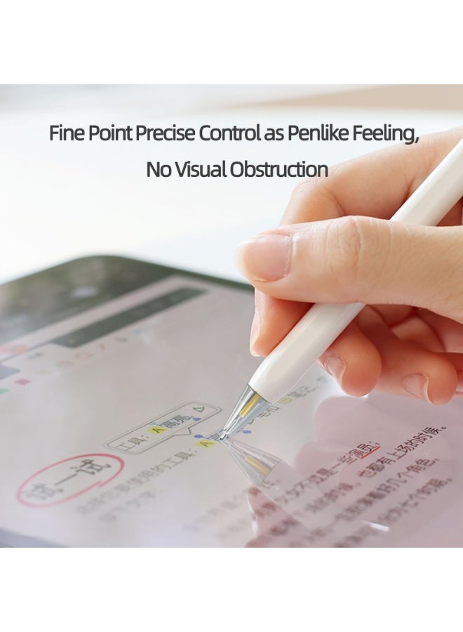 أطراف استبدال لأقلام Apple Pencil Pro والجيل الثاني والجيل الأول وUSB-C – أطراف دقيقة مع حقيبة واقية – تجربة كتابة ورسم سلسة – ريش متينة مقاومة للتآكل – 6 قطع - Image 2