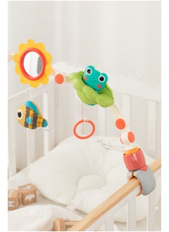 HOLA Hola Portable Activity Arch for Babies – Adjustable Stroller, Car Seat, or Crib Toy with Interactive Rattles, Teethers, Mirror, and Sensory Toys for Fine Motor Skills and Cognitive Development 0M+  - Image 2