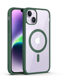 DIGI CORE iPhone 14 Plus Case Mag-Safe Pro Case 6.7 inch Anti-Yellowing Shockproof Protective Phone Magnetic Case 6.7 inch For iPhone 14 Plus Magsafe Case Green 