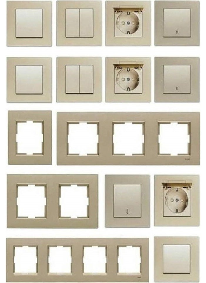 Viko Artline Novella Bronze Grounded Socket  - Image 3