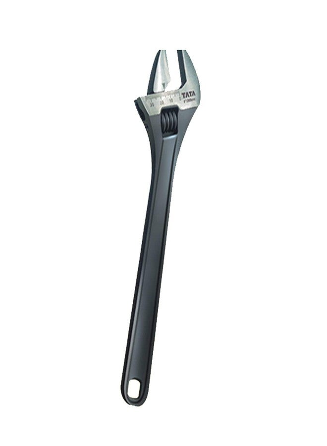 AGRICO TATA Adjustable Spanner Easy Wrench & Spanner, Ideal Plumbing Tools, Adjustable Wrench for All Nut Sizes, Rust-Proof Black Phosphate Coating, Lasered Scale, Universal (8inch/200mm - Pack of 1) - Image 1