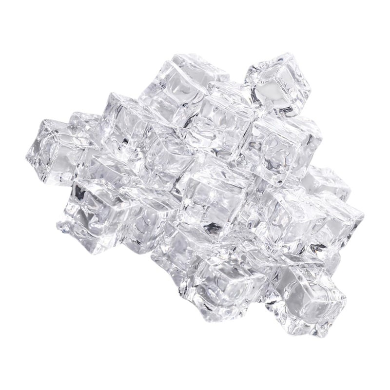 40 Pcs Acrylic Artificial Ice Cubes For Decor Photography Props Bars Events - Image 2