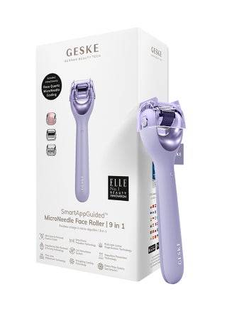 SmartAppGuided Microneedle Face Roller, 9 in 1, with Rose Quartz, Microneedling, Professional Micro Needling Device, Needle Roller, Beauty Roller Face, Micro Needling Roller, Purple - pzsku/ZF47A16B1E7A96ECB7CF8Z/45/_/1718278990/9fa94574-455c-4288-a403-ef68eee5cc44
