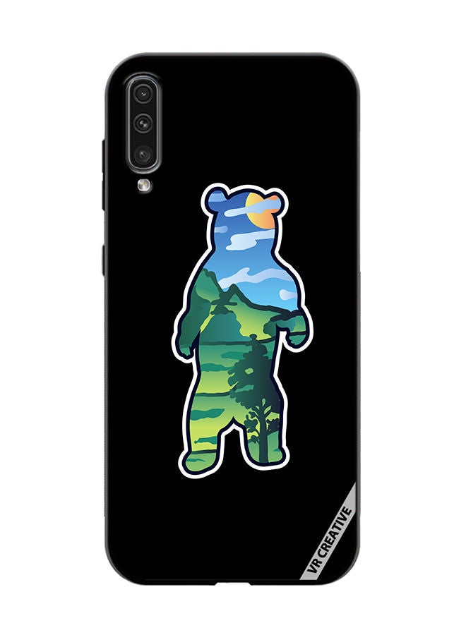 VR CREATIVE Protective Case Cover For Samsung Galaxy A50/A50s Wild Bear Design Multicolour - Image 1