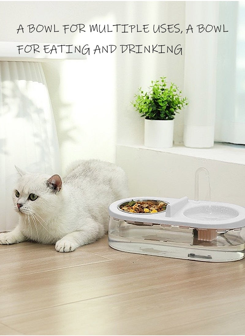 Kidle Automatic Cat Feeder Pet Feeder Feeding and Drinking All-in-One Large Capacity Cat Drinking Bowl Pet Supplies  - Image 3