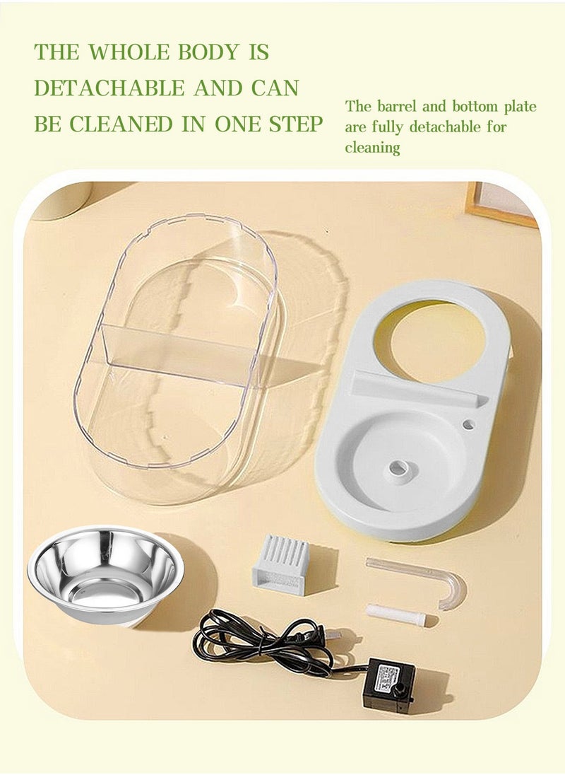 Kidle Automatic Cat Feeder Pet Feeder Feeding and Drinking All-in-One Large Capacity Cat Drinking Bowl Pet Supplies  - Image 5