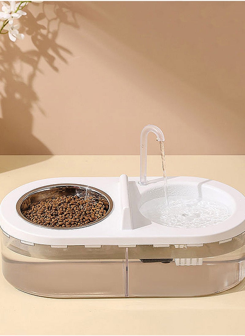 Kidle Automatic Cat Feeder Pet Feeder Feeding and Drinking All-in-One Large Capacity Cat Drinking Bowl Pet Supplies  - Image 4