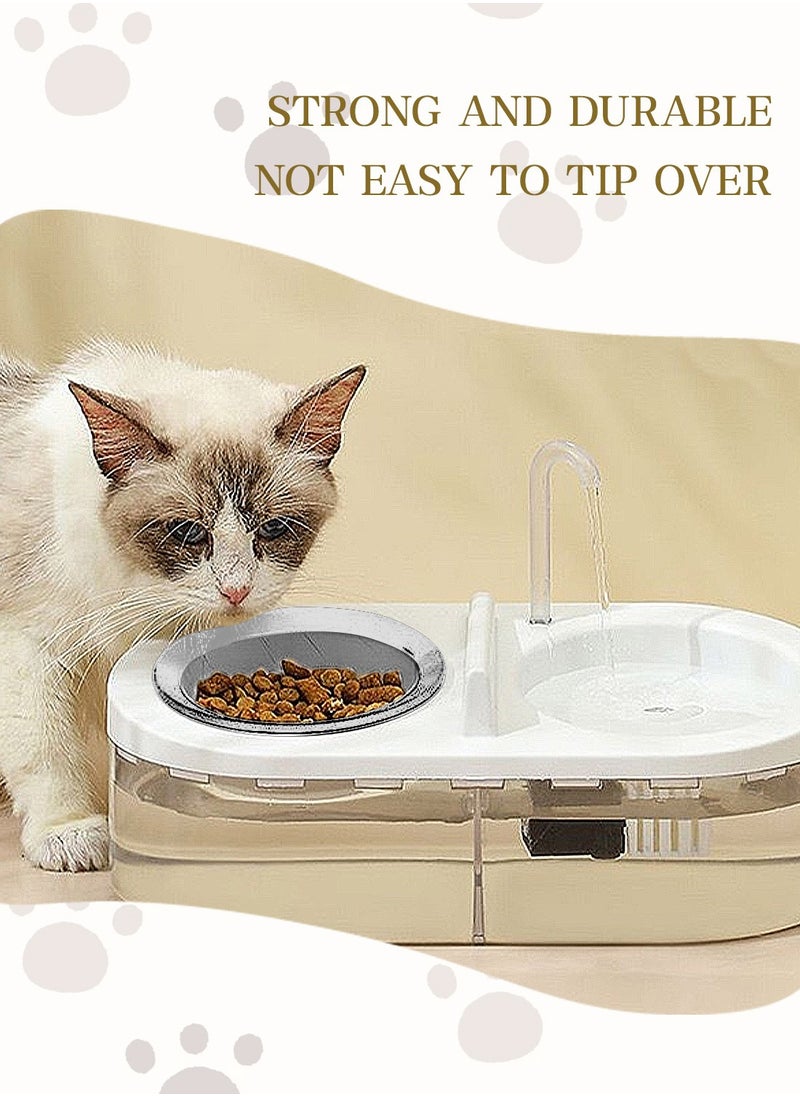 Kidle - Automatic Cat Feeder Pet Feeder Feeding and Drinking All-in-One Large Capacity Cat Drinking Bowl Pet Supplies - Image 1