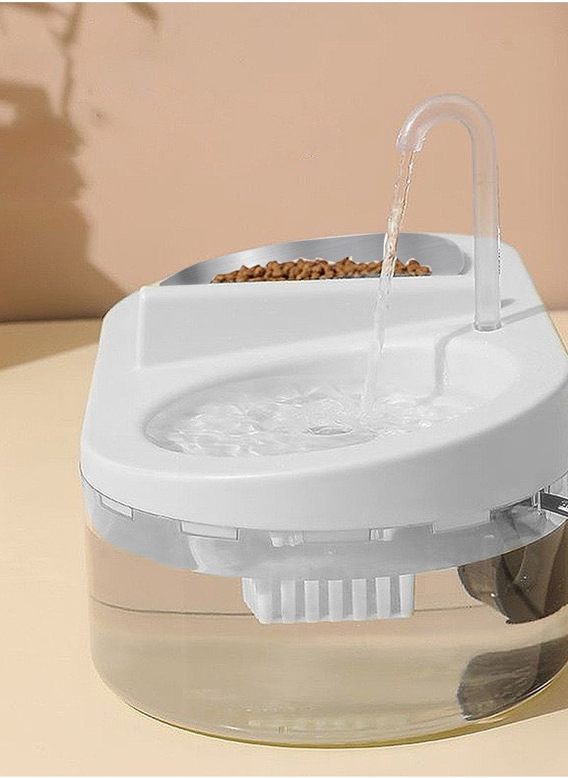 Kidle - Automatic Cat Feeder Pet Feeder Feeding and Drinking All-in-One Large Capacity Cat Drinking Bowl Pet Supplies - Image 1