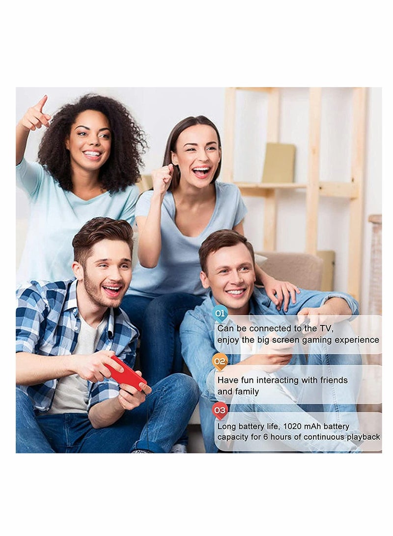 Handheld Gameboy Console, 500 Super Classic FC Games, Mini Handheld Game Console with 3.0-Inches Color Screen, 1020mAh Rechargeable Battery Portable Game Connect to TV and Two Players - Image 2