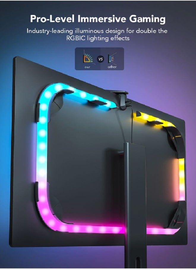 Govee Wi-Fi + Bluetooth RGBIC Neon LED Strip Light Multicolor 10 ft H61A0  - Image 4