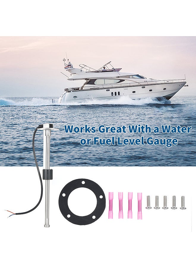 Generic - Marine Fuel Sending Unit Boat Fuel Tank Sender,Fuel Water Level Sensor Stainless Steel Fuel Sender Unit 240-33ohm for Boat Car Truck RV - Image 1