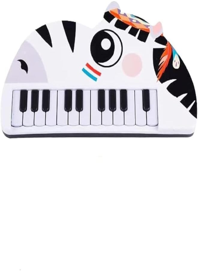 Baby Musical Instrument Тоуs Animal Electronic Piano Keyboard Learning EDucatison Music Тоуs Gift for Toddlers Kids (ZEBRAs) 