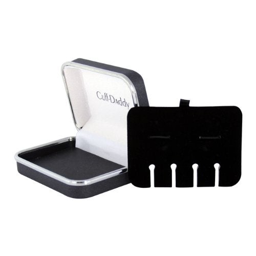 Cuff-Daddy Crystal Ball Cufflinks Studs with Presentation Box - Image 4