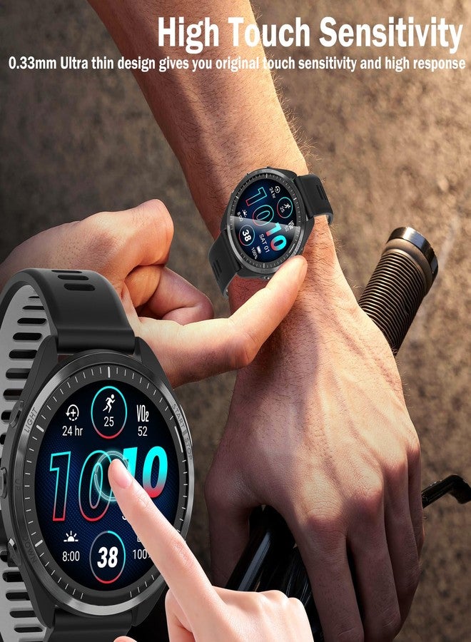 Simpeak 5-Pack Screen Protector Compatible with Garmin Forerunner 965 Smartwatch, Clear TPU Protective Film, Anti-Scratch, Sensitive Touch, Anti-Bubble - Image 2