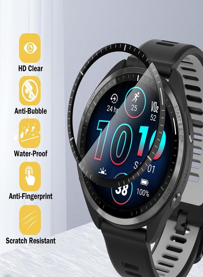 Simpeak 5-Pack Screen Protector Compatible with Garmin Forerunner 965 Smartwatch, Clear TPU Protective Film, Anti-Scratch, Sensitive Touch, Anti-Bubble - Image 4