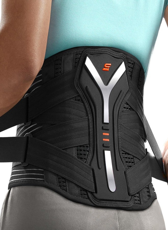 SueStar Back Brace for Lower Back Pain Relief with Y-Shaped Bionic Support System, Breathable Mesh Fabric Lumbar Support Belt for Men/Women, Immediate Relief from Sciatica, Herniated Disc, Scoliosis - Image 1