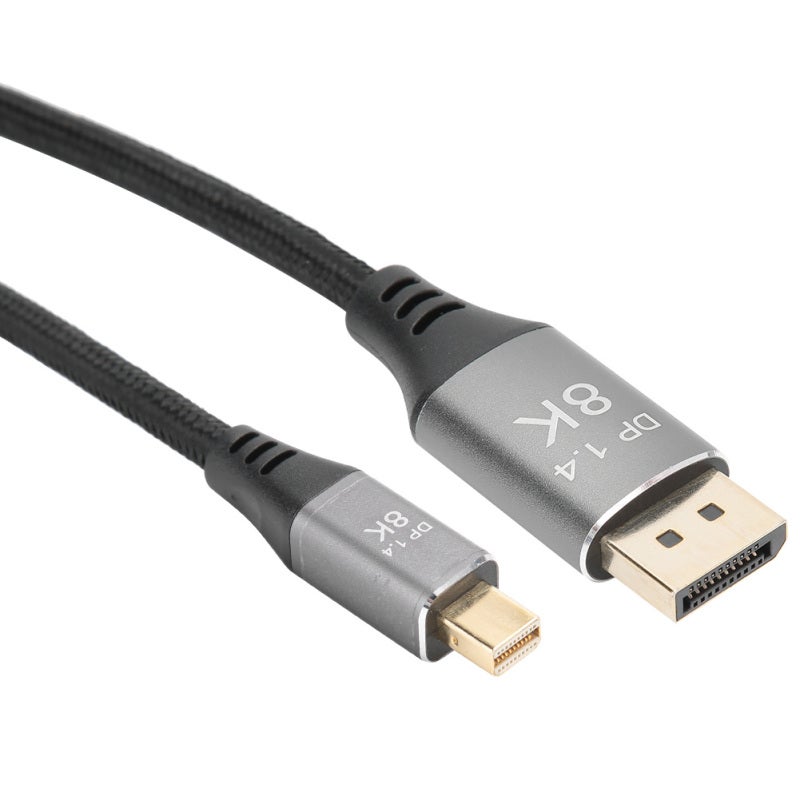 Mini DP to DP Cable 1.4 Version 8K High Definition Adapter Cable Thin Connectors - 3 Meter 9.8ft for Multi-Screen Splicing Extended Desktop Split Screen Presentation Computer Cable - Image 1