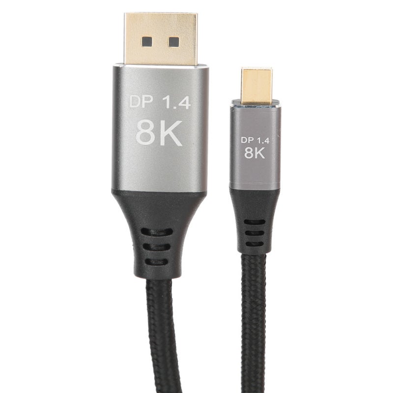 Mini DP to DP Cable 1.4 Version 8K High Definition Adapter Cable Thin Connectors - 3 Meter 9.8ft for Multi-Screen Splicing Extended Desktop Split Screen Presentation Computer Cable - Image 4