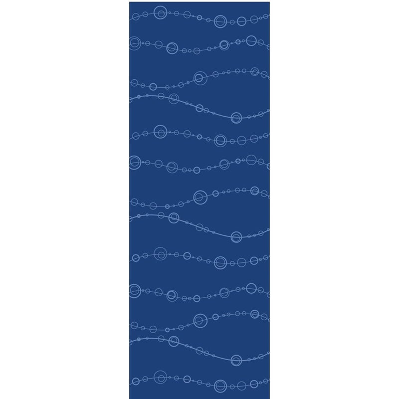 GoFit Printed Yoga Mat - Blue, Purple, and Green - Image 1