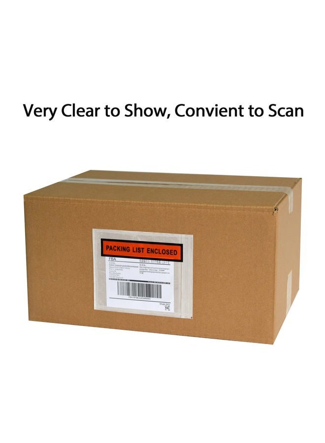 IN SAFE PACK 1000 PCS 7.5"x 5.5" Clear Self-Adhesive Packing List Envelopes - Plastic Shipping/Mailing Pouch Enclosed Bags for Packing Slips Invoice - Image 3