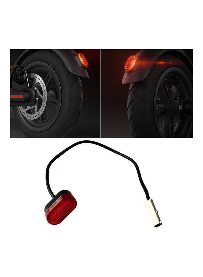 VINSOC Replacement Brake Rear Tail Light + Mudguard Fender + Hook For Xiaomi M365 30.48 x 9.65 x 6.35cm - Image 3