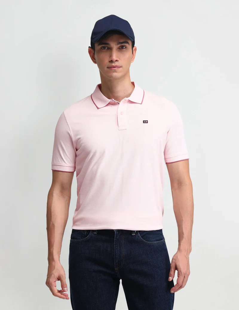 Arrow Solid Regular Fit Polo Shirt