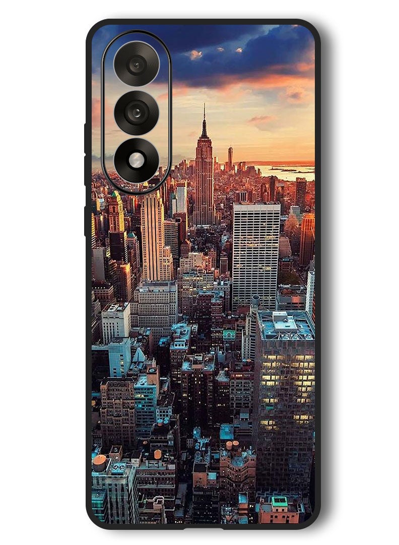 Theodor Case Compatible with OnePlus Nord 5 6.83 Inch Protection Shockproof Bumper Cover Newyork City - Image 1