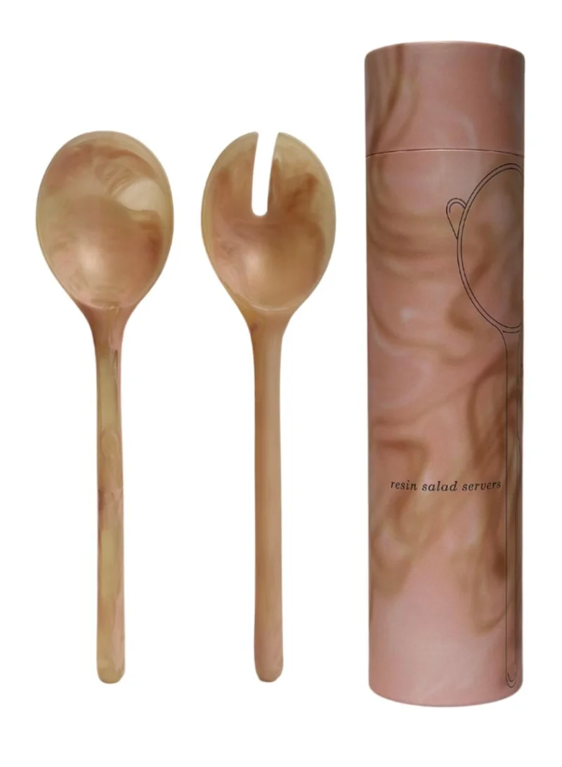 Maegen Salad Servers Green - Olive Set