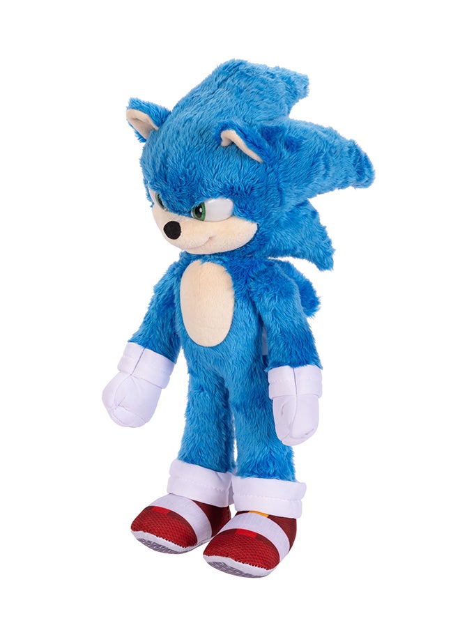 SONIC - Sonic 3 Movie Deluxe Plush Sonic 13 - Blue - Image 1