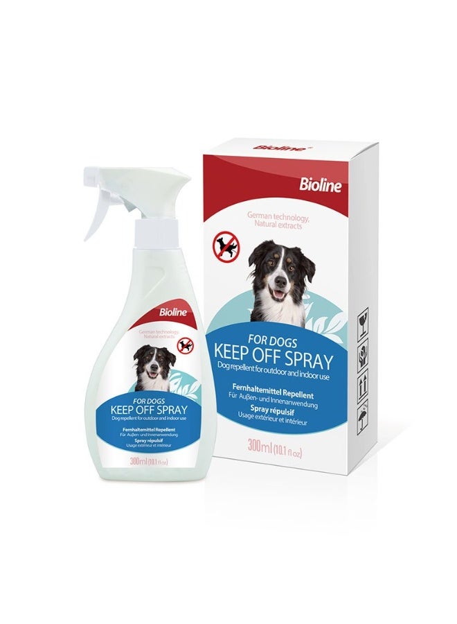 Bioline Safe Formula Prevents Undesirable Behaviors Keep Off Spray for Dogs 300ml - Image 1