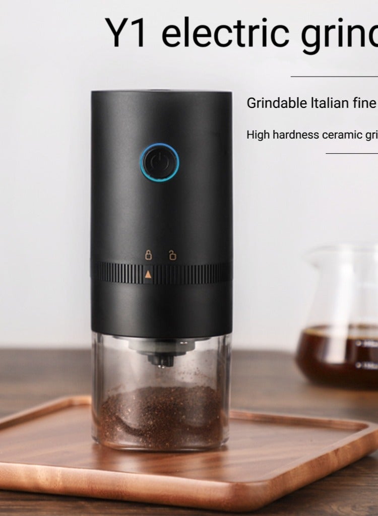 USB Rechargeable Portable Electric Burr Coffee Grinder with Multiple Grind Settings for Espresso Drip Press  - Image 1