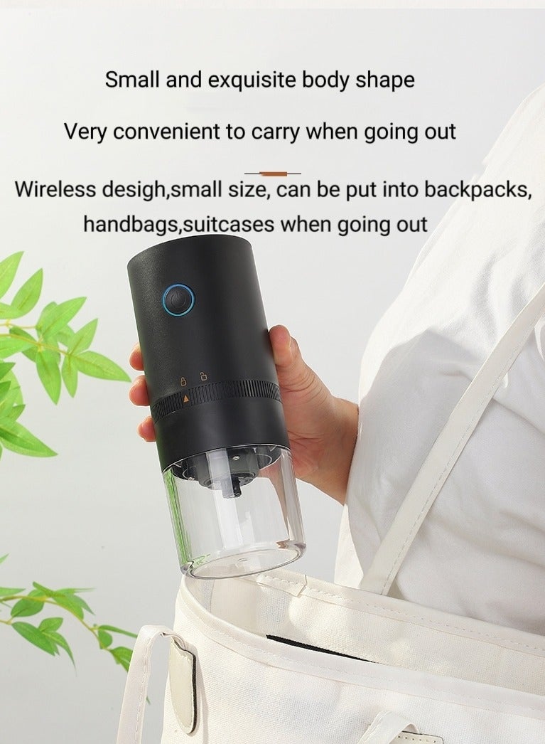 USB Rechargeable Portable Electric Burr Coffee Grinder with Multiple Grind Settings for Espresso Drip Press  - Image 5