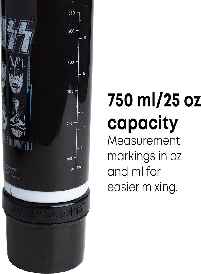 Smartshake Revive KISS Protein Shaker Bottle with Storage - 750ml Protein Shake Bottles KISS Merchandise Gift Shaker Cup, Guitar Gifts for Men, Rock Band Collection - Image 4