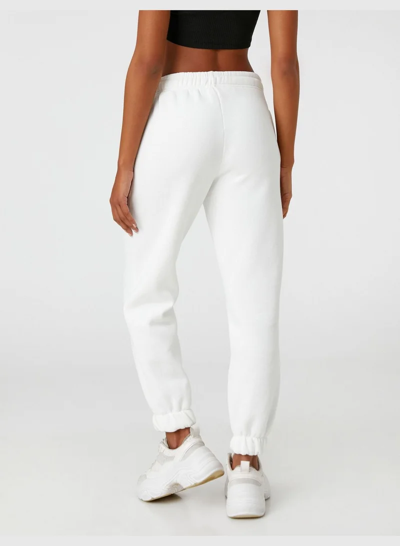 كوتون Elastic Waist pocket Detail Jogger Sweatpants